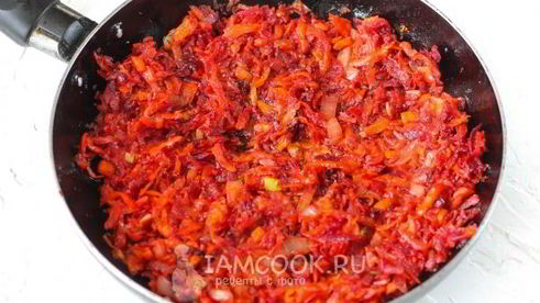 классический постный борщ