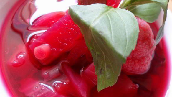 Рецепт Летнего борща с бататома