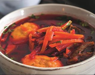 Литовский борщ с колдунай