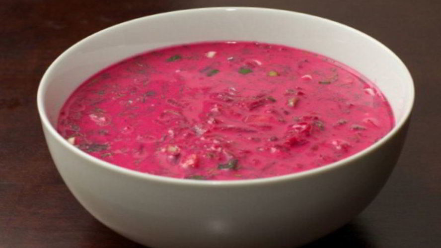 Рецепт литовского холодного борща