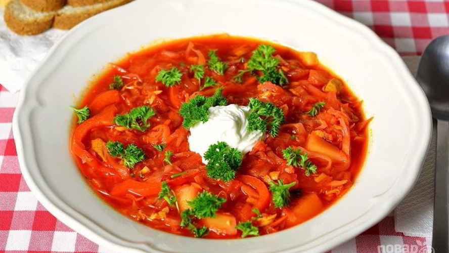 Рецепт настоящего борща