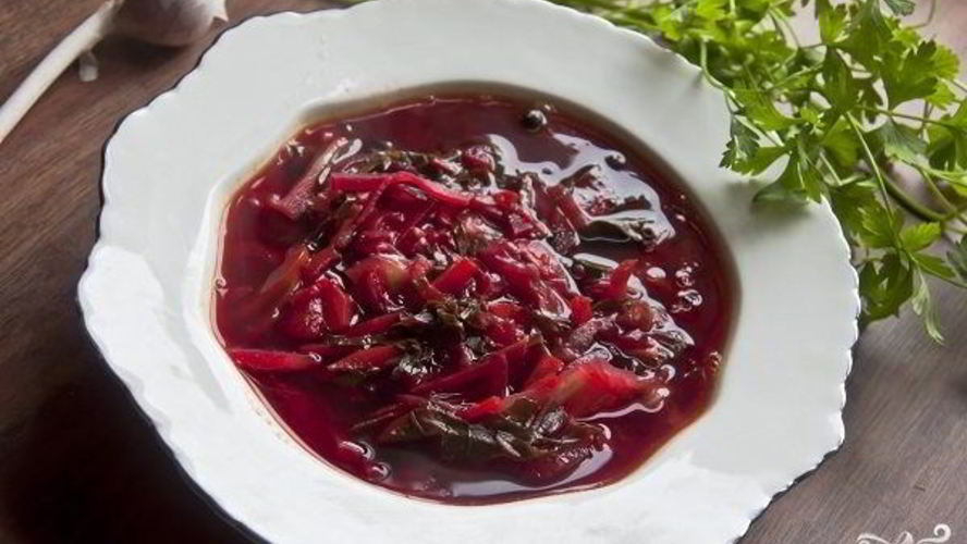 Рецепт овощного борща