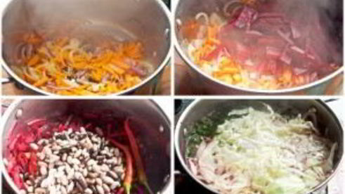 овощной борщ