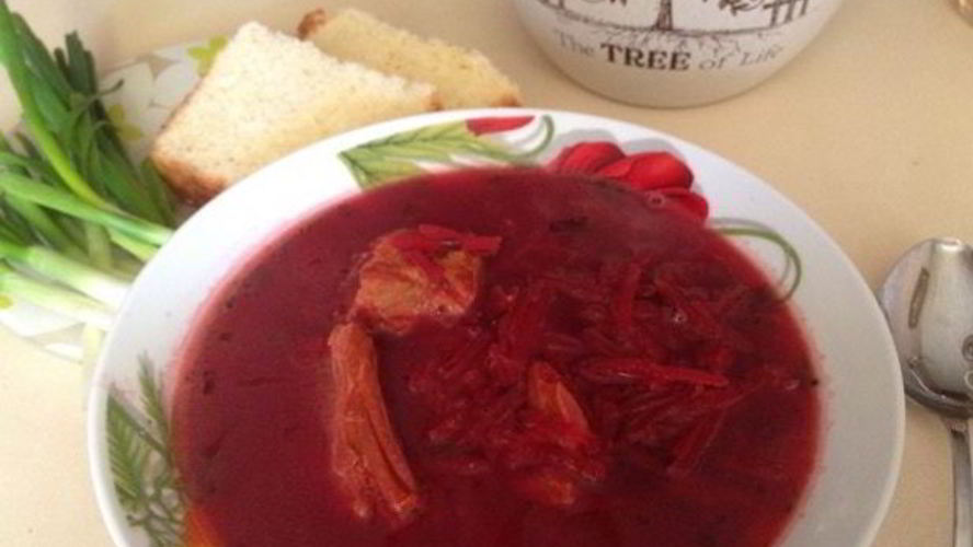 Рецепт польского борща на пюре