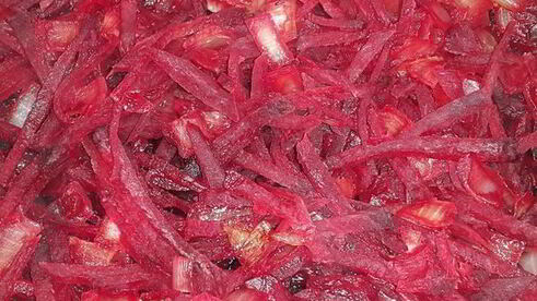 постный борщ с нутом