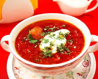 Самый красный борщ