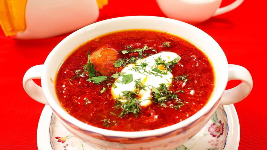 Рецепт самого красного борща