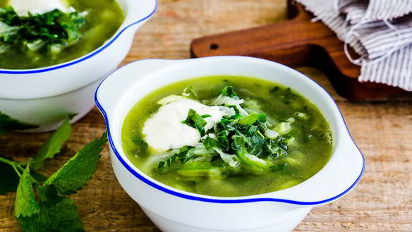 Рецепт Зеленого борща с крапивой