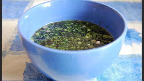 Рецепт Бульона грибного с луком