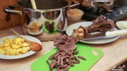 бульон из конины