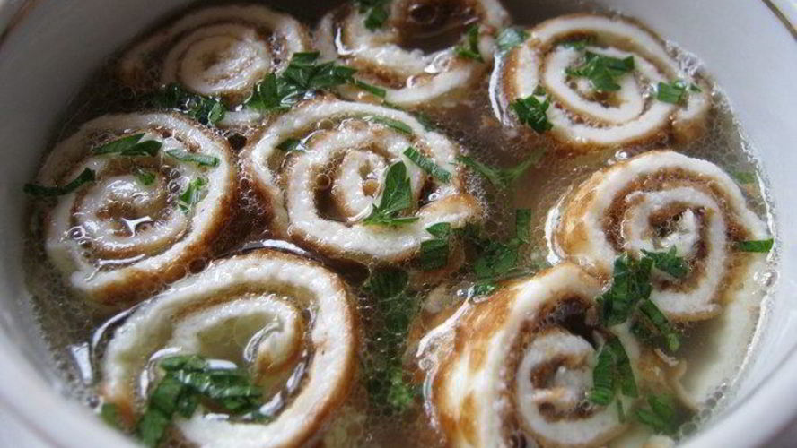 Рецепт бульона с рулетиками