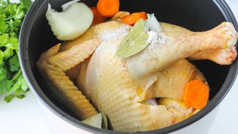 бульон с яйцом