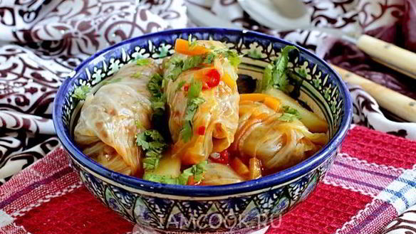 Рецепт Голубцов с гречкой в бульоне