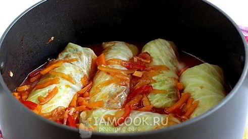 голубцы с гречкой в бульоне