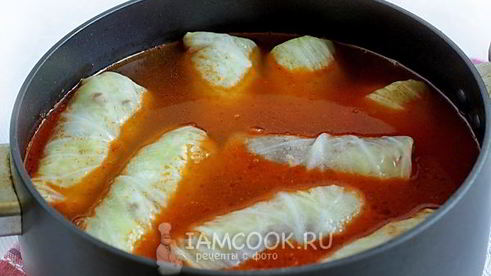 голубцы с гречкой в бульоне