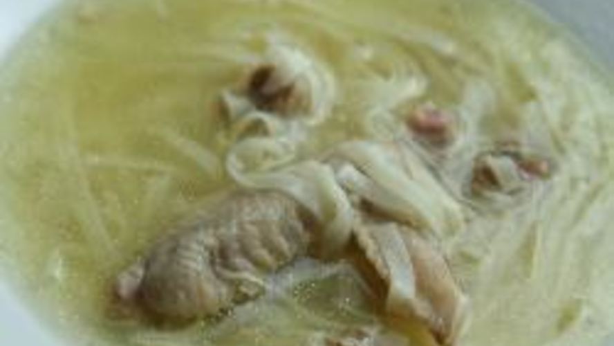 Рецепт лапши на курином бульоне