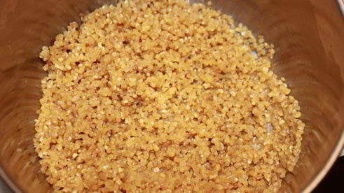 пшеничная каша на курином бульоне