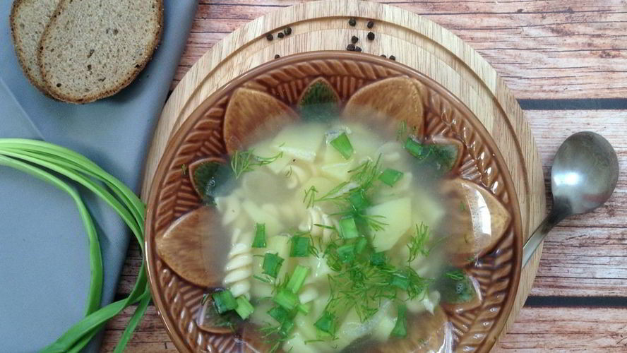 Рецепт супа на курином бульоне