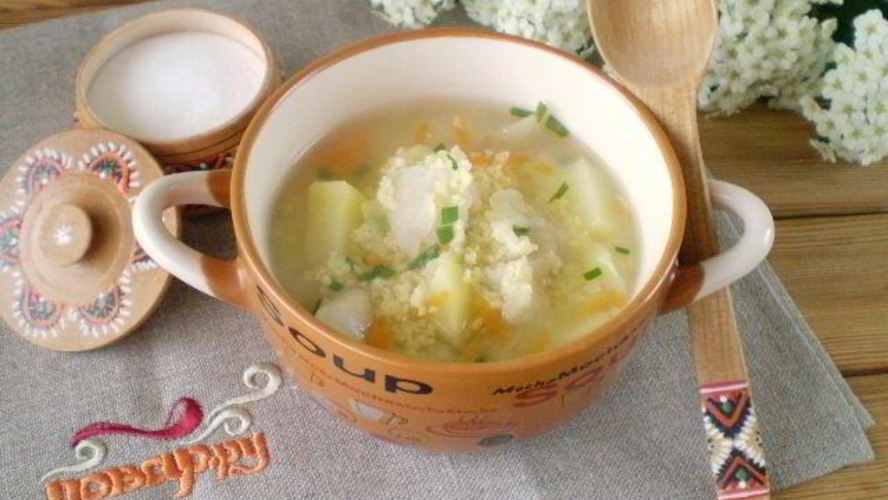 Рецепт супа на рыбном бульоне