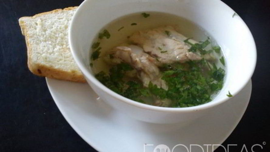 Рецепт свиного бульона