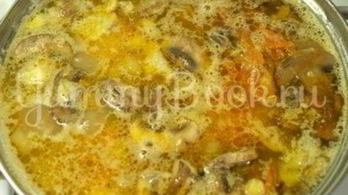 горохово-грибной суп