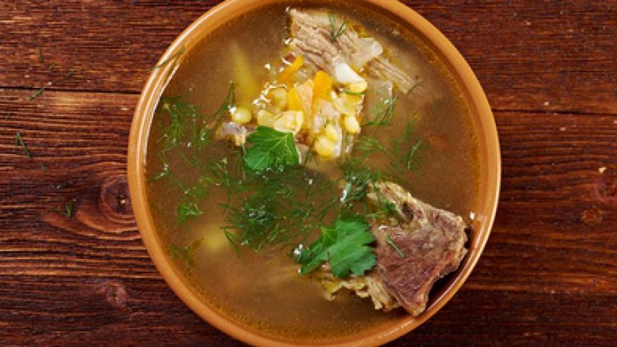 Рецепт горохового супа с говяжьими ребрышками