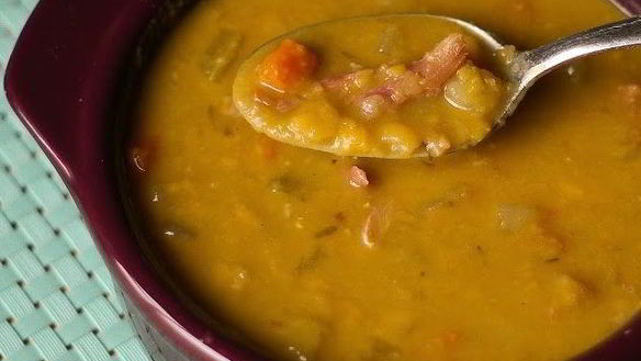Рецепт Горохового супа с копченой колбасой