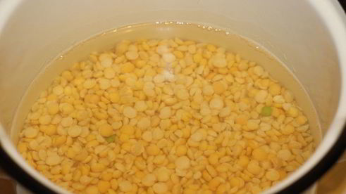 гороховый суп с копченой курицей