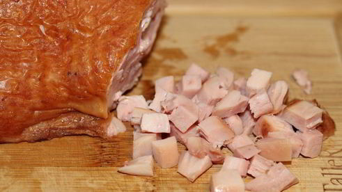 гороховый суп с копченой курицей