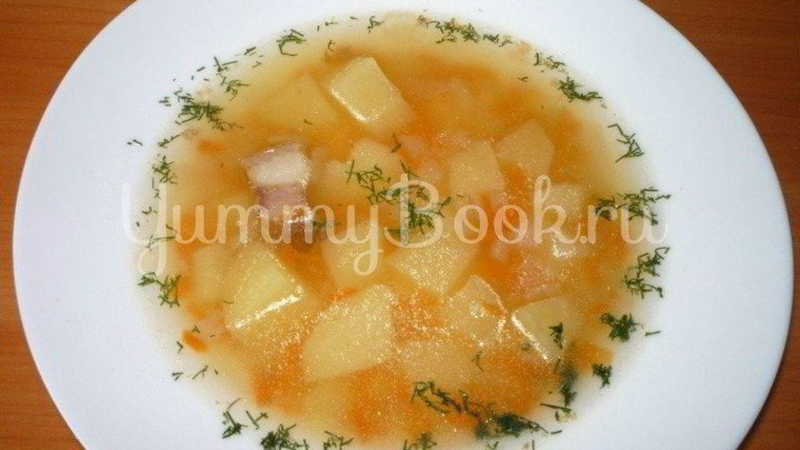 Рецепт горохового супа с копченостями из мультиварки