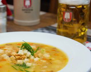 Гороховый суп с копченостями