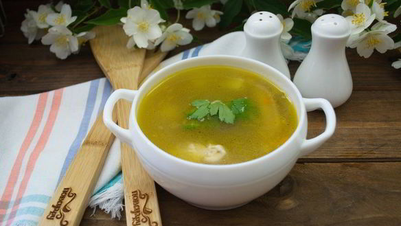 Рецепт Горохового супа с куриными крыльями