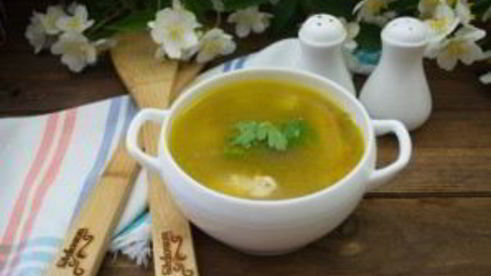 гороховый суп с куриными крыльями