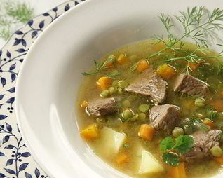 Гороховый суп с мясом