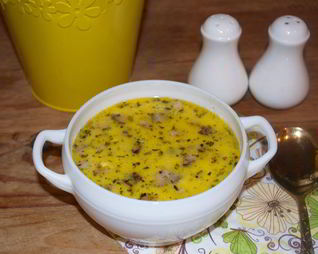 Гороховый суп с сыром