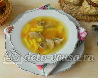 Гороховый суп со свининой