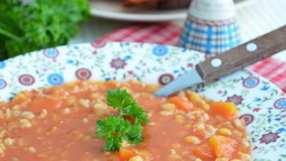 Рецепт Горохового супа, запеченного в духовке