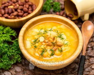 Постный гороховый суп