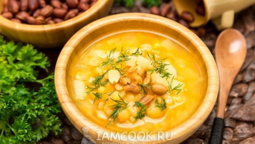 Рецепт постного горохового супа