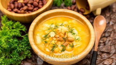 постный гороховый суп
