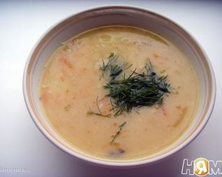 Суп гороховый с курицей