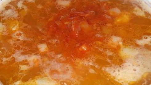 суп гороховый с томатом