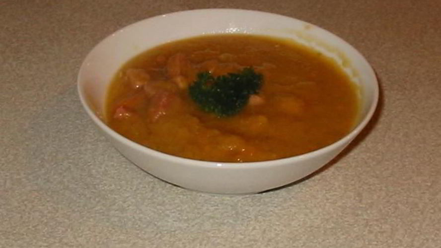 Рецепт супа с горохом и окороком