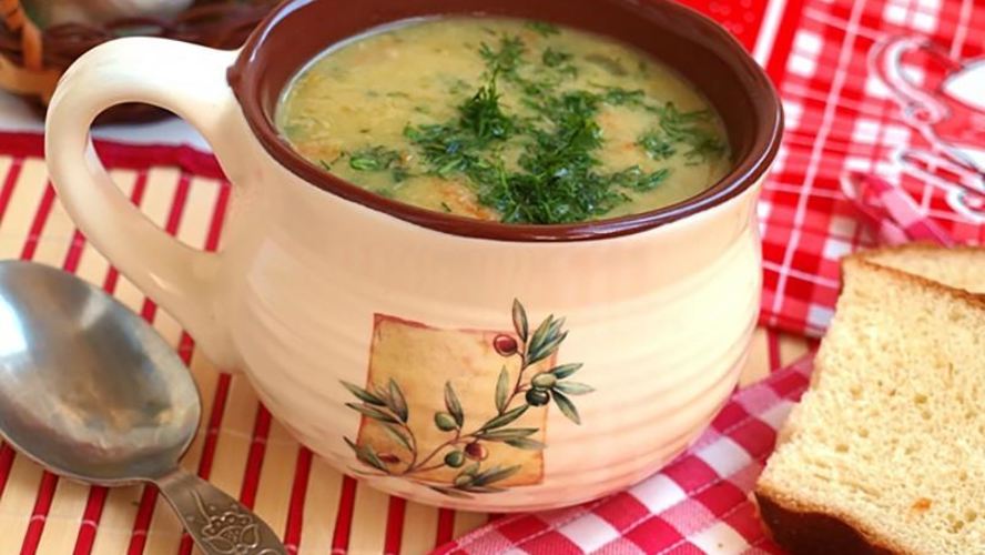 Рецепт супа с гороховым пюре