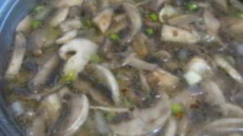 гречневый суп с грибами