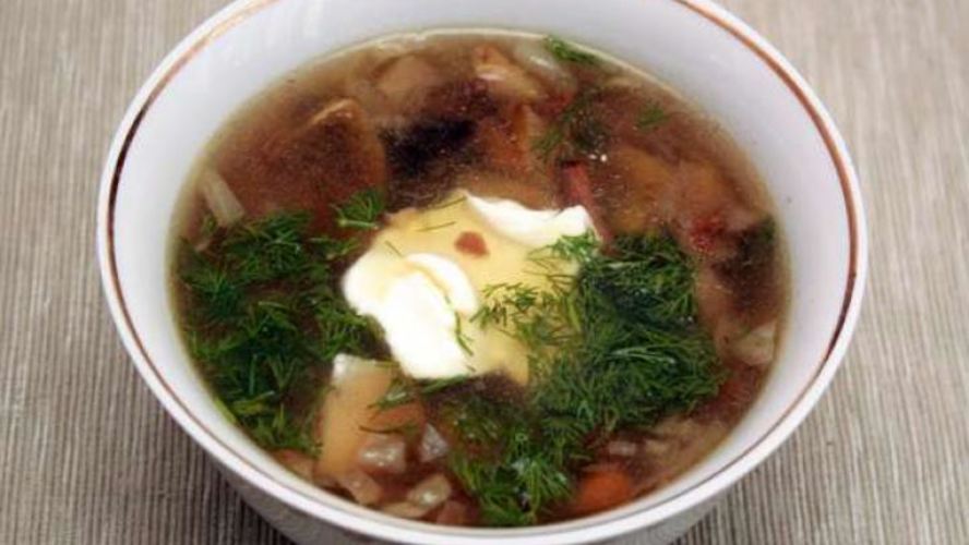 Рецепт грибного супа