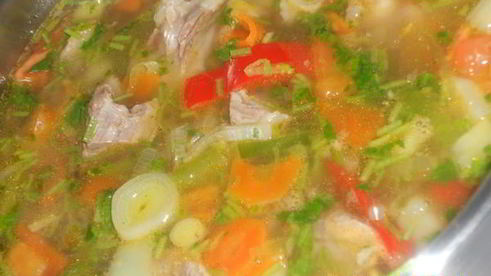 густой суп паприка