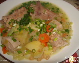 Испанский крестьянский суп Оллада