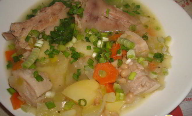 Испанский крестьянский суп Оллада