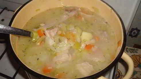 испанский крестьянский суп оллада